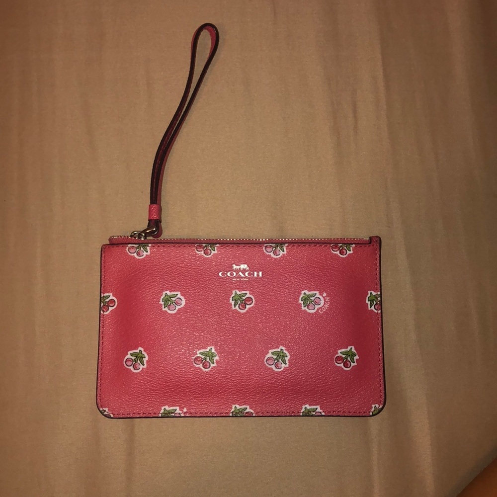Coach Cherry Wallet Clutch